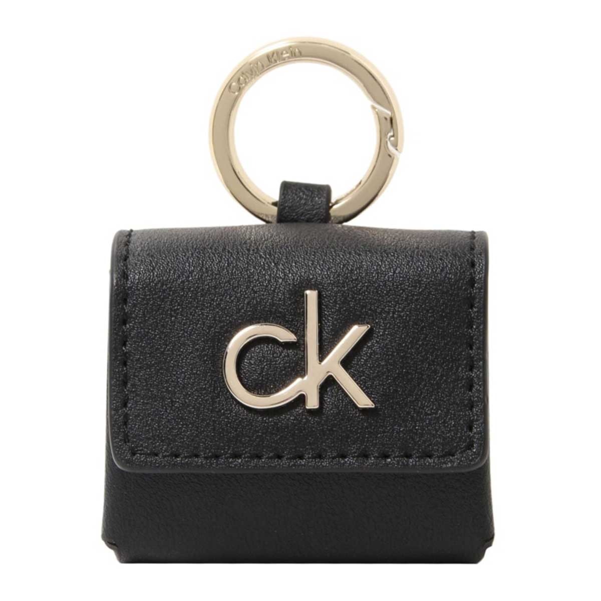 カルバンクライン Calvin Klein(CK) イヤホンケース K60K608453 BAX キーリング付き イヤホン イヤフォン 収納 ポーチ メンズ レディース ユニセックス ブラック