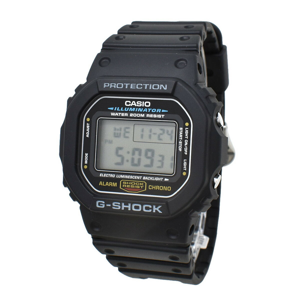 カシオ CASIO 腕時計 G-SHOCK Gショック DW5600E1V DIGITAL SERIES デジタル メンズ ウォッチ ブラック 海外正規品