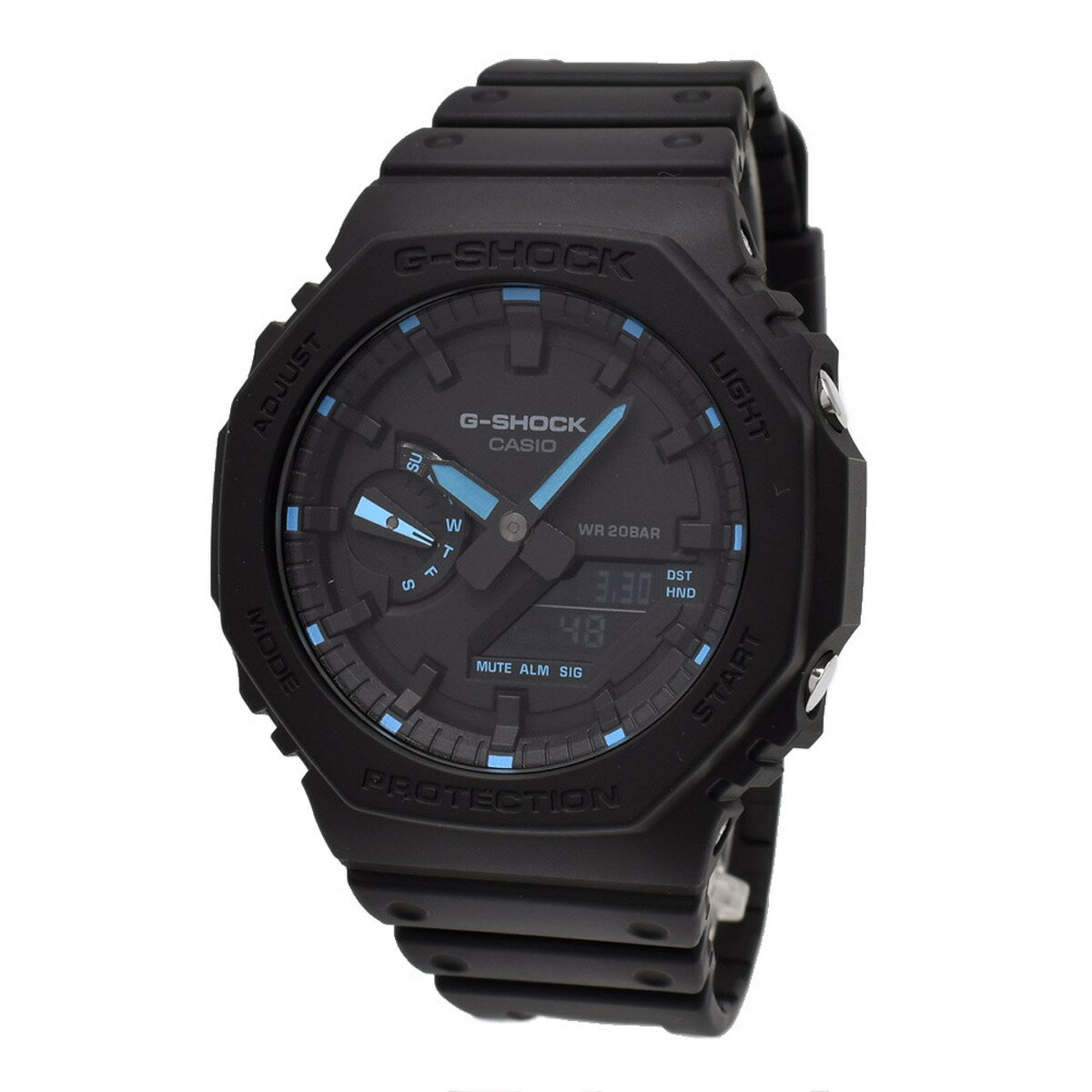 カシオ CASIO 腕時計 G-SHOCK Gショック GA-2100-1A2 ANALOG-DIGITAL 2100 SERIES アナログ デジタル アナデジ メンズ ウォッチ ブラック 海外正規品