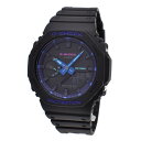 カシオ CASIO 腕時計 G-SHOCK Gショック GA-2100VB-1A ANALOG-DIGITAL 2100 SERIES アナログ デジタル アナデジ メンズ ウォッチ ブラック 海外正規品