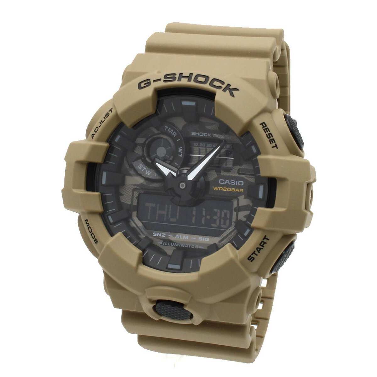 CASIO カシオ G-SHOCK Gショック GA-700CA-5ADR ANALOG-DIGITAL GA-700 SERIES 腕時計 ウォッチ メンズ 海外正規品