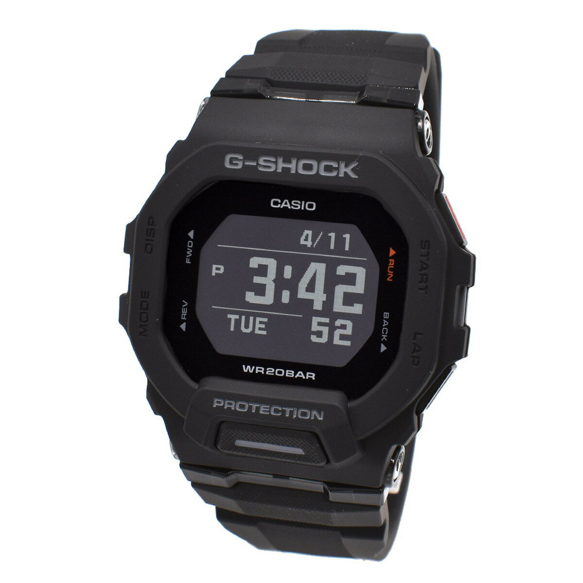 カシオ CASIO 腕時計 G-SHOCK Gショック GBD-200-1 G-SQUAD GBD-200 SERIES デジタル時計 メンズ ブラック液晶+ブラック 海外正規品