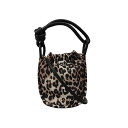 Kj[ GANNI obO V_[obO oPbgobO A5178 5826 943 KNOT SMALL BUCKET PRINT LEOPARD mbg LEOPARD ubN{uEn