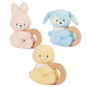 ガンド GUND ECO リングラトル 6068617 バニー うさぎ パピー 犬 ダック アヒル パステルカラー