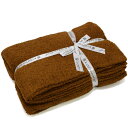 カシウエア KASHWERE ソリッド ブランケット T-30-096-52 THROW SOLID BLANKETS シングルサイズ 毛布 ひざ掛け マイクロファイバー タオルケット CHESTNUT ブラウン系