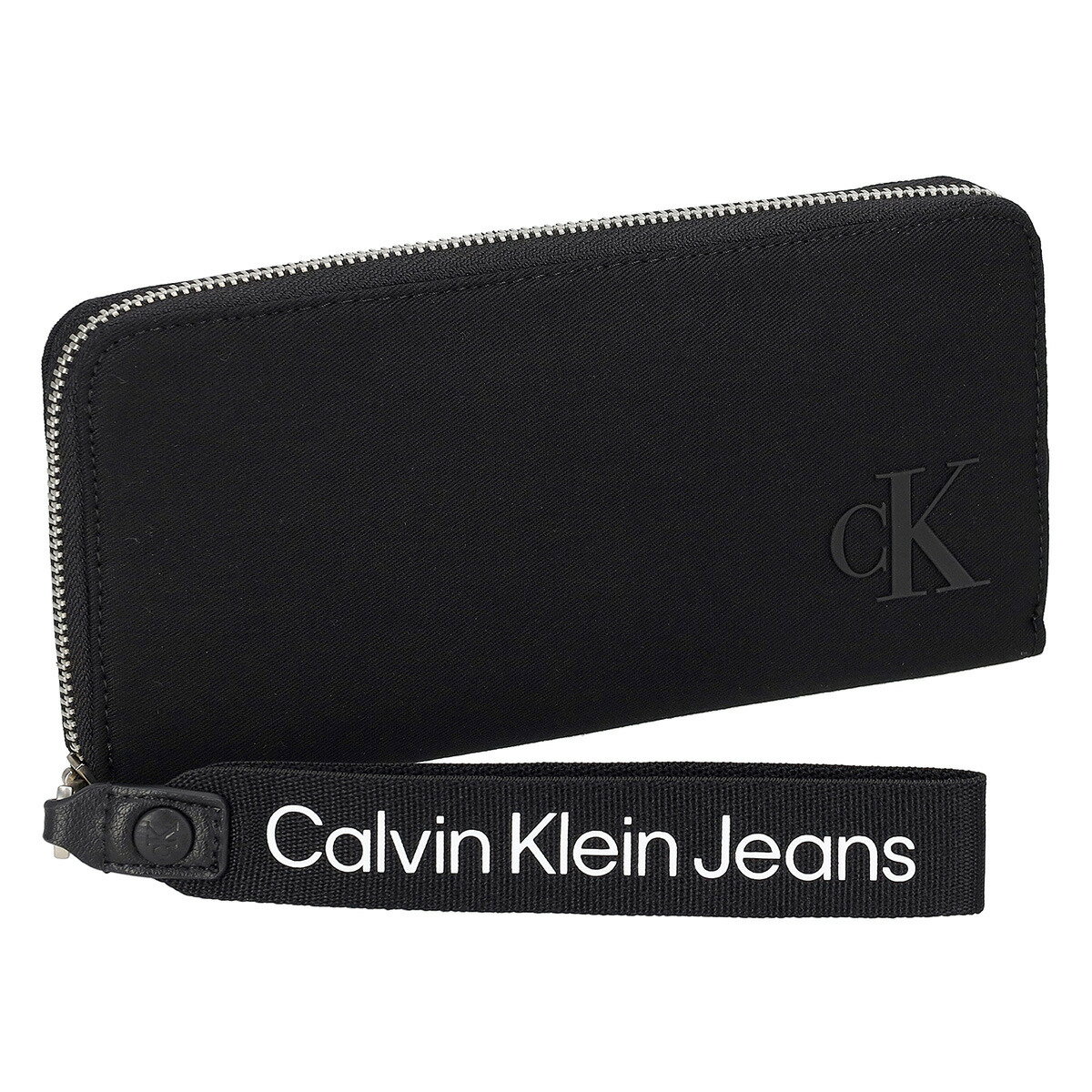 カルバン・クライン 長財布 メンズ カルバンクライン ジーンズ Calvin Klein Jeans CK 財布 長財布 ラウンドファスナー長財布 K60K611242 BDS ブラック