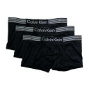 カルバンクライン Calvin Klein(CK) 下着 ボクサーパンツ ローライズ トランク 前閉じ 3枚セット アンダーウェア ロゴ NP2690O 001...