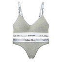 カルバンクライン Calvin Klein(CK) ブラ&ショーツ セット スポーツ ジム 筋トレ 運動 無地 下着 QF7059+F3786 050X020 ...