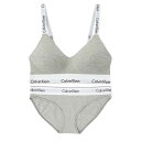 カルバンクライン Calvin Klein(CK) ブラ&ショーツ セット スポーツ ジム 筋トレ 運動 無地 下着 QF7059+F3787 050X020 ...