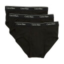 カルバンクライン Calvin Klein(CK) 下着 ブリーフ ビキニ コットン 3枚セット NB3999 001 メンズ ブラック