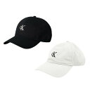 カルバンクライン Calvin Klein(CK) キャップ 帽子 ロゴ モノグラム コットン 4G5002G メンズ レディース ユニセックス ブラック+ホワ...