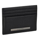 カルバンクライン Calvin Klein カードケース 名刺入れ K50K510892 BAX メンズ ブラック 本革 レザー