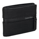 カルバンクライン Calvin Klein 財布 二つ折り財布 折りたたみ財布 小銭入れ付き K50K510922 BAX メンズ ブラック