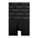 カルバンクライン Calvin Klein(CK) 肌着 ボクサーパンツ ボクサーブリーフ 前閉じ ロゴ 5枚セット お買い得 クラシックフィット 下着 男性用 NB2269 900 メンズ 5_ブラック
