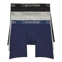 カルバンクライン Calvin Klein(CK) 肌着 ボクサーブリーフ ボクサーパンツ 前閉じ 3枚セット ロゴ ウルトラソフト 下着 男性用 NB3188...