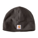 カーハート CARHARTT 帽子 ニットキャップ ビーニー フリース 無地 シンプル ロゴ ワンポイント 防寒 A207 DKB メンズ レディース ユニセックス ダークブラウン