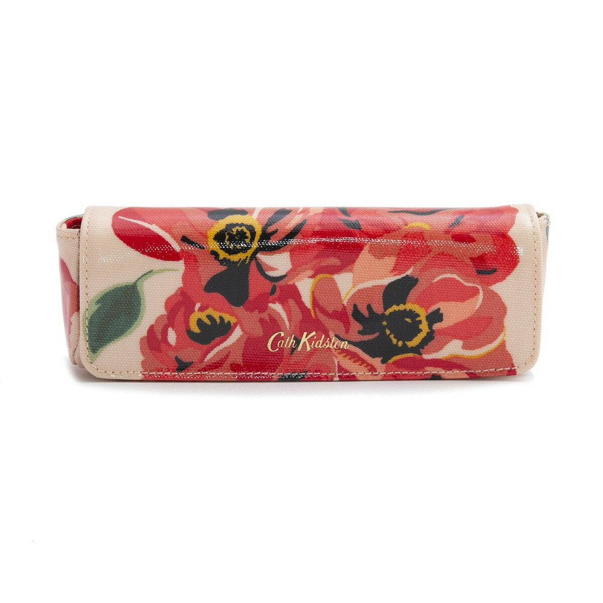 キャスキッドソン Cath Kidston メガネケース 1065862 106383218646102 GLASSES CASE PEACH/RED ARCHIVE ROSE ピンク系+レッド系ローズ柄