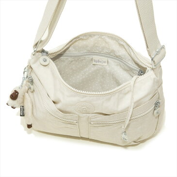 【楽天スーパーSALE対象商品!】キプリング Kipling ショルダーバッグ IZELLAH K02144 W44 イゼラー 斜めがけバッグ TILE WHITE オフホワイト系