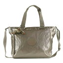 LvO Kipling obO K16659 L34 NEW SHOPPER L j[Vbp[G 2way ΂߂V_[ g[gobO METALLIC PEWTER ^bNx[WS[hn