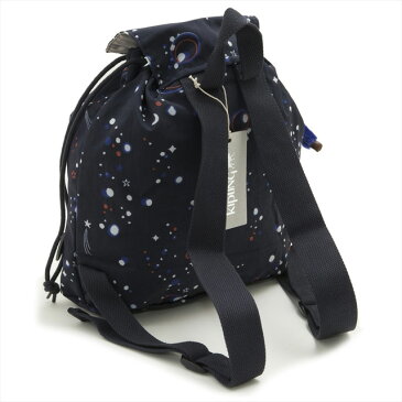 キプリング Kipling リュックサック バックパック BUSTLING Galaxy Party ブルー系スペース柄マルチ K16998 38M