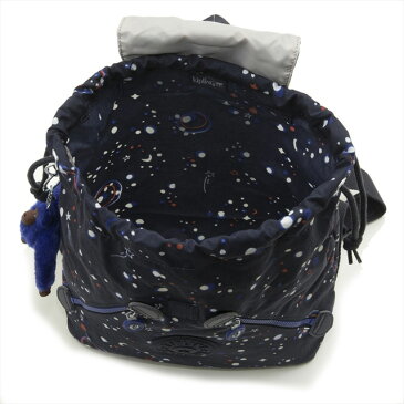 キプリング Kipling リュックサック バックパック BUSTLING Galaxy Party ブルー系スペース柄マルチ K16998 38M