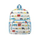 キャスキッドソン Cath Kidston リュック 996389 106091817750102 CLC L BACKPACK W/MP TRANSPORT トランスポート クラシック ラージ バックパック リュックサック OYSTER SHELL オフホワイト系＋ブルー＋車柄マルチカラー