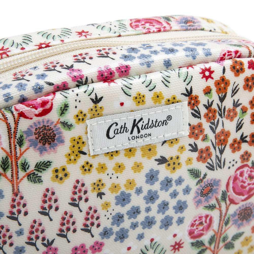 キャスキッドソン Cath Kidston ポーチ 1042511 106278518376102 CLASSIC MAKE UP CASE クラシック メイクアップ ケース ミラー付き 化粧ポーチ CREAM＋KINGDOM DITSY クリーム系＋フラワー柄マルチ