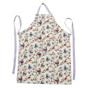 キャスキッドソン Cath Kidston エプロン 1046021 106315818485102 EASY ADJUST APRON イージー アジャスト 首掛けエプロン 大人用 CREAM＋FIREWORK FLORAL クリーム系＋花柄マルチ