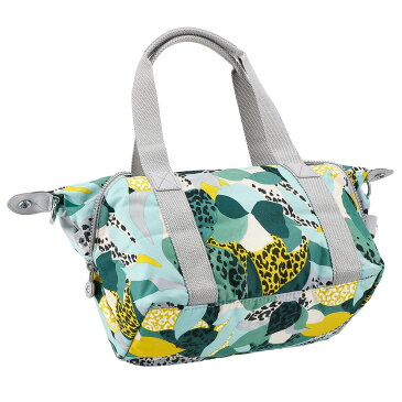 キプリング kipling ショルダーバッグ KI565649L ART MINI アート ミニ 2way ハンドバッグ 斜めがけバッグ URBAN JUNGLE グレー+グリーン系+マルチカラー