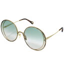 クロエ Chloe サングラス ch0037s-004 グリーン UVカット アジアンフィット
