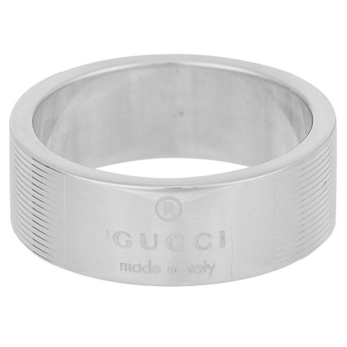 グッチ GUCCI 指輪 163179 J8400 8106 TM STRIPES RING トレードマーク ストライプ リング シルバー