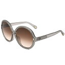 クロエ Chloe サングラス アジアンフィット UVカット CE742SA-035 レディース クリアグレー+ブラウングラデーション
