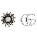 グッチ（GUCCI) グッチ GUCCI ピアス スタッドピアス アクセサリー 527390 J8440 8184 apgu00552l MARMONT DOUBLE G FLOWER STUD EARRINGS マーモント ダブルG シルバー