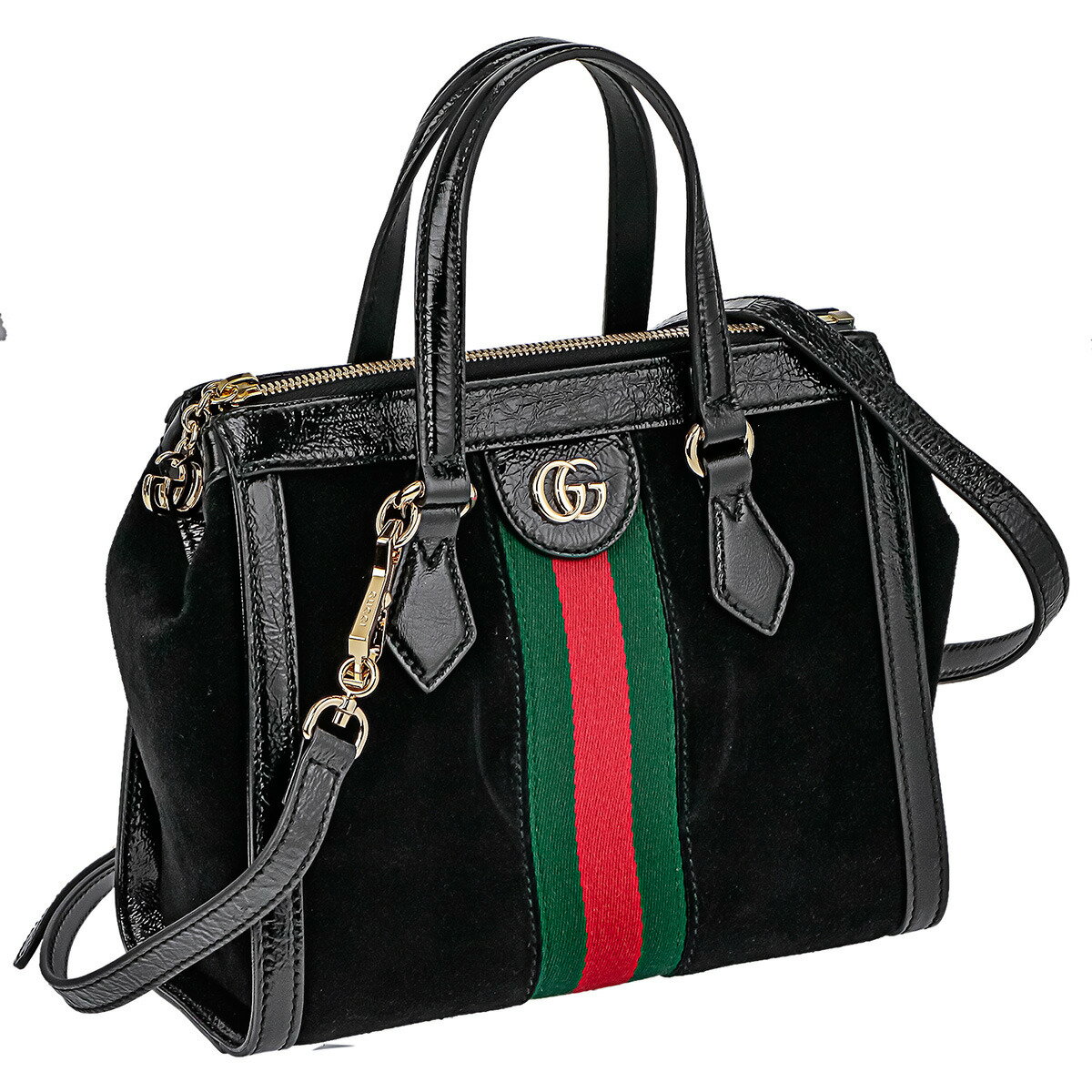 グッチ GUCCI ハンドバッグ 547551 D6ZYB 1060 OPHIDIA PETITE GG MARMONT オフィディア プチ GGマーモント 2way ショルダーバッグ 斜めがけバッグ ブラック+マルチカラー