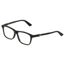 グッチ GUCCI メガネ オプティカルフレーム メガネフレーム GG0755OA-001 眼鏡 レクタンギュラー型 レディース ブラック