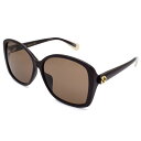 グッチ GUCCI サングラス アジアンフィット ブラウン GG0950SA-004