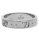 グッチ GUCCI GGモチーフ アイコン 18Kホワイトゴールド スリムリング 660070-J8502/9000 アクセサリー 指輪 メンズ レディース シルバー