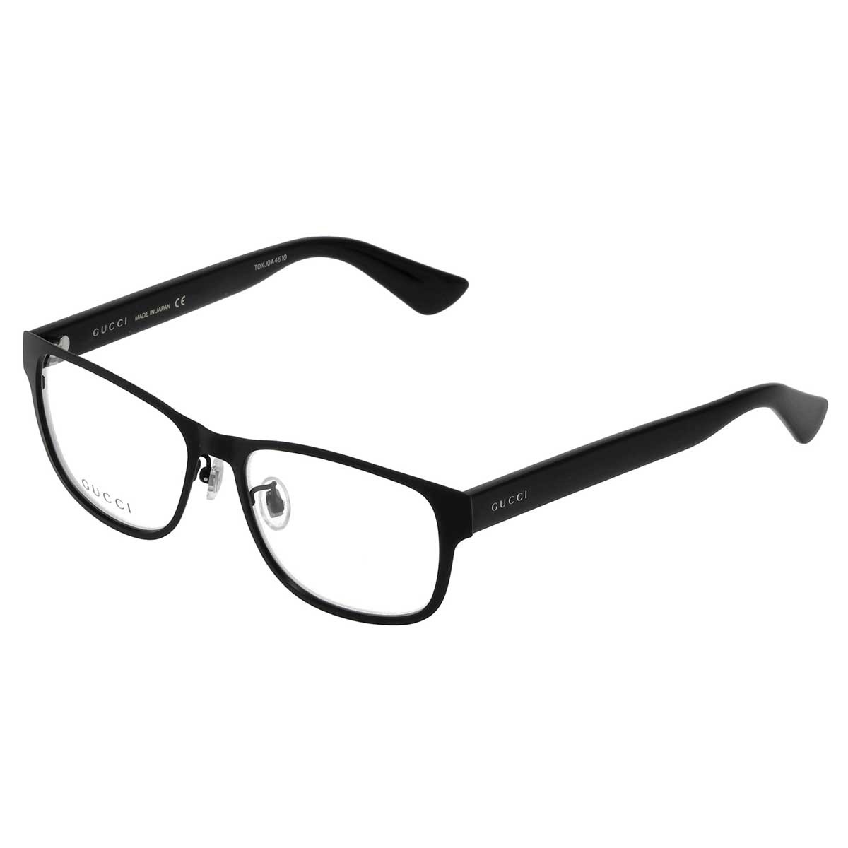 グッチ GUCCI オプティカルフレーム メガネ フレーム GG0007OZ-001 眼鏡 スクエア フレームのみ メンズ ブラック