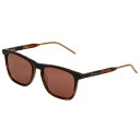 グッチ GUCCI サングラス GG0843S 002 スクエア型 メンズ ブラウン系マーブル+ブラウン