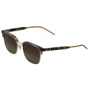 グッチ GUCCI サングラス GG0846SK 003 スクエア型 メンズ ブラウン系マーブル+ブラウン