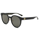 グッチ GUCCI サングラス アジアンフィット 偏光レンズ UVカット GG1339SK-002 アイウェア ラウンド型 メンズ レディース ユニセックス ブ...