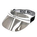 ディオール Dior サンバイザー 帽子 UVカット 日除け CLUB1-ECG VISOR クラブサンバイザー レディース ユニセックス MTWHT GUN ...