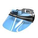 ディオール Dior サンバイザー 帽子 UVカット 日除け CLUB1-J0F VISOR クラブサンバイザー レディース ユニセックス ブルー+ブラック+ホ...