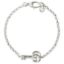 Ob` GUCCI GG}[g _uG GO[rO L[`[ uXbg Vo[ 632207 J8400 8106 fB[X Y jZbNX ANZT[ GG MARMONT DOUBLE G KEY CHARM BRACELET