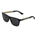 グッチ GUCCI サングラス GG0687S-001 アイウェア EYEWEAR スクエア型 メンズ ブラック+グレー
