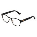 グッチ GUCCI メガネ フレーム 眼鏡 フレームのみ GG1118O-001 アイウェア EYEWEAR スクエア型 オプティカルフレーム メンズ ブラック