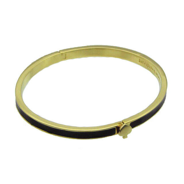 ケイトスペード バングル レディース THIN HINGE BANGLE スペードモチーフ kate spade ブレスレット ゴールド ブラック wbru5169 001 クリスマスプレゼント