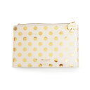 ケイト スペード kate spade new york ステーショナリー ポーチ pencil pouch 筆記用具セット gold dots ゴールドドット ksp-143734