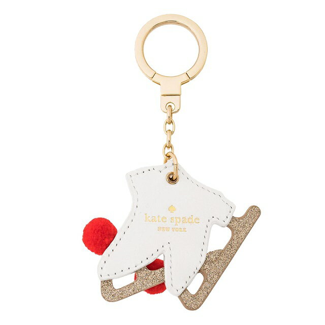 【楽天スーパーSALE対象商品】ケイトスペード kate spade キー フォブ アイス スケート 1KRU1006 974 キーリング キーホルダー レディース 女性 クリスマスプレゼント ギフト ホワイトデー バースデー 新品