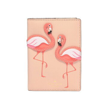 ケイトスペード kate spade パスポートケース BY THE POOL FLAMINGO PASSPORT HOLDER PWRU6384 974 フラミンゴ 革小物 レディース 女性 プレゼント ギフト 新品